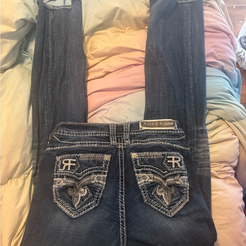 Rock Revival Women's Dark Blue Boot Cut Jeans